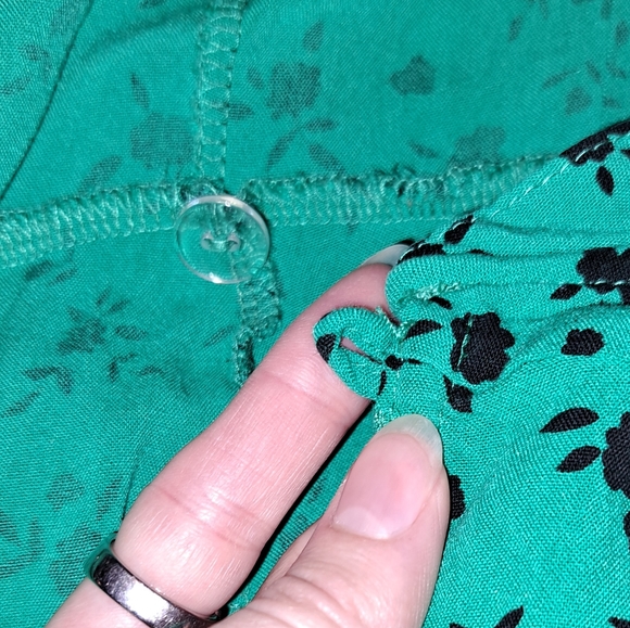 ASOS Green Wrap Dress - Picture 4 of 8